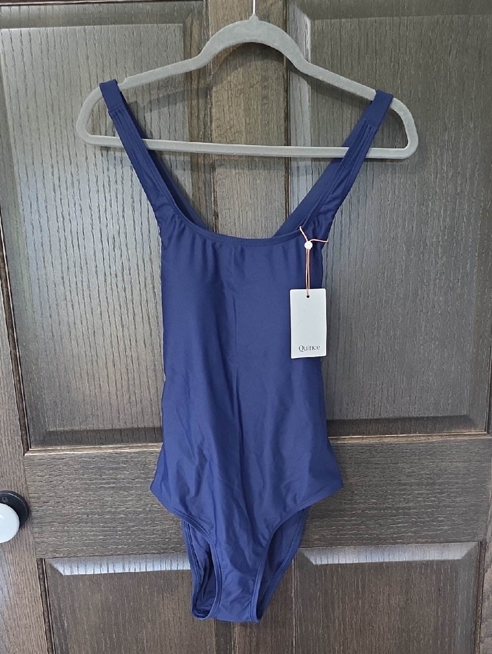 Quince Navy One-Piece Swimsuit